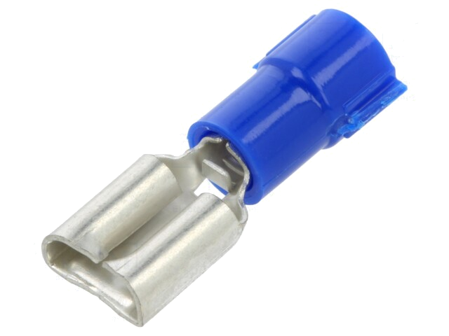 Connector: vlak; 6,3mm; 0,8mm; vrouwelijk; 1,5÷2,5mm2; klemmen Connector: vlak; 6,3mm; 0,8mm; vrouwelijk; 1,5÷2,5mm2; klemmen